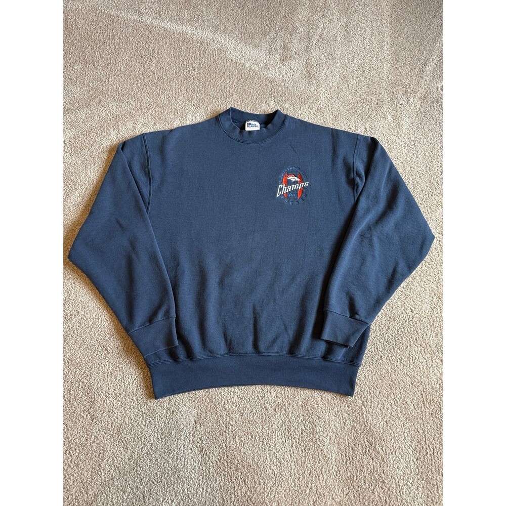 Vintage Denver Broncos Super Bowl Pro Player Men’s Embroidered Sweatshirt
